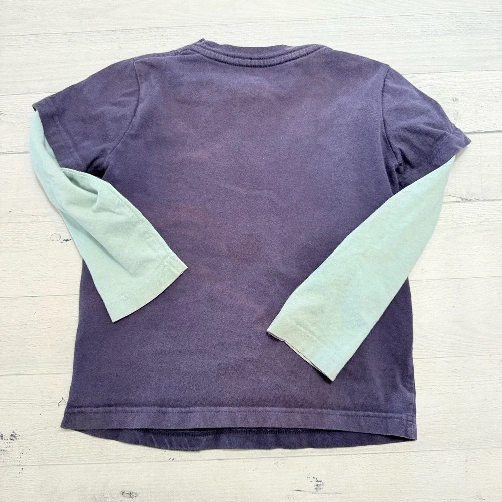 Mini Boden boys appliqué‎ paraglider long sleeve shirt 4/5